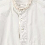 Shirt Chino Cotton 908 Henley Shirt White