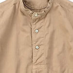 Shirt Chino Cotton 908 Henley Shirt Beige