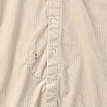 Kutekute Cotton Corduroy 908 Tyrol Shirt Kinari