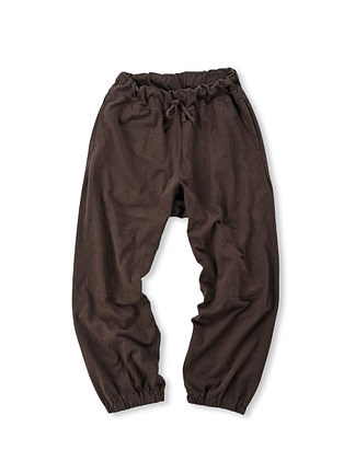 Dekoboko Tenjiku Cotton 908 Sweat Pants (Size 3, 4) Dark Brown