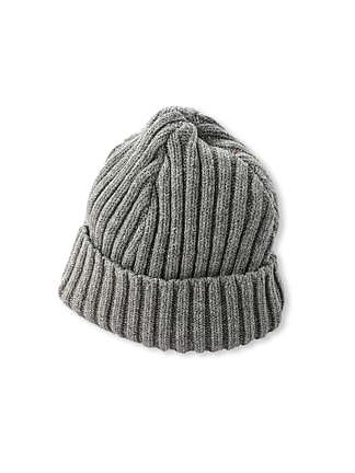 Cotton Knit Cap Gray Top