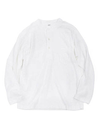 Low Gauge Tenjiku Henly T-shirt in White
