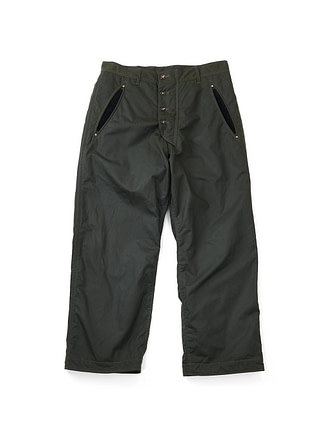 Oiled Cotton 908 Worker Pants in Green