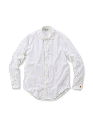 Usu Cotton Oxford 908 Loafer Shirt White