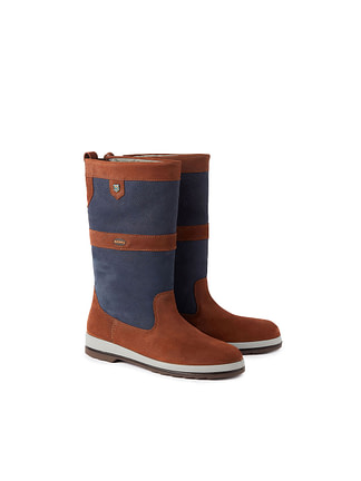 Dubarry Ultima Sailing Boots Navy/Brown