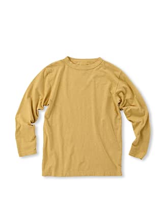 Dozume Tenjiku Cotton 908 45 Star Long Sleeve T-shirt Yellow