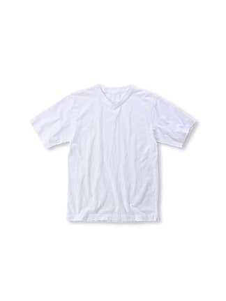 Tenjiku Cotton 908 V-neck T-shirt White