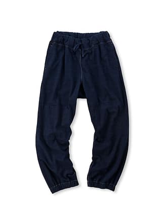 Indigo Dekoboko Tenjiku Cotton 908 Sweat Pants (Size 3, 4) Dark Indigo