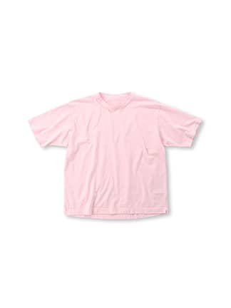 Tenjiku Cotton 908 Ocean Short Sleeve T-shirt Pink