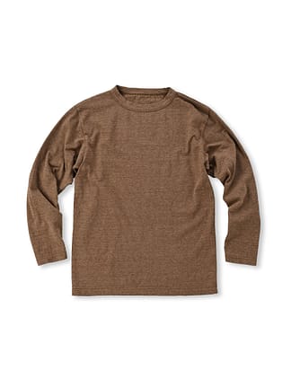 Top Dozume Tenjiku 908 45 Star Long Sleeve T-shirt Mon Brown Top