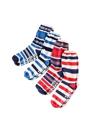 Super Gauze Tricolor Socks