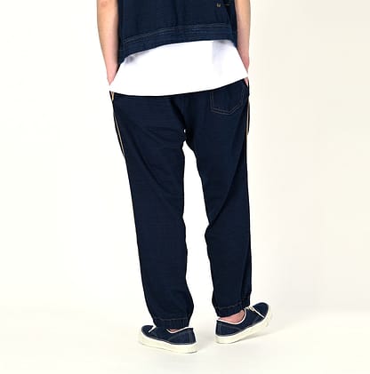 Indigo Dekoboko Tenjiku Cotton 908 Sweat Pants (Size 3 & 4)