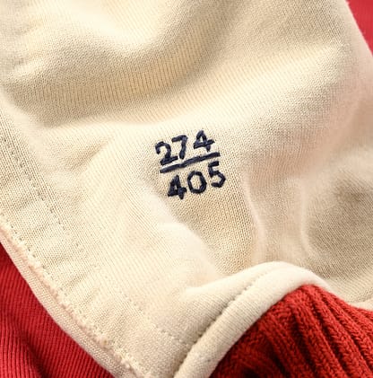 45th Year Tale Hokkaido Cotton Fleece Lining Stadium Sweat Shirt