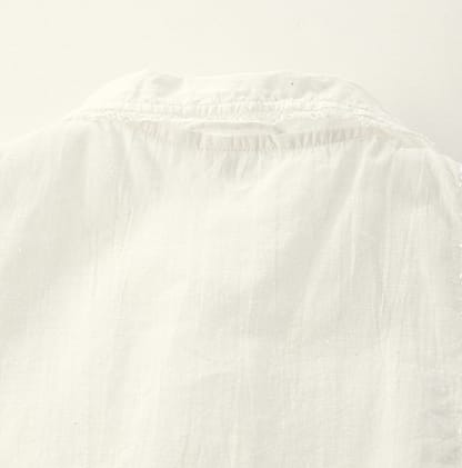 Indian Khadi Cotton de Stich Uma Blouse Detail
