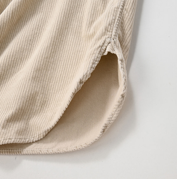 Kutekute Cotton Corduroy 908 Tyrol Shirt Detail