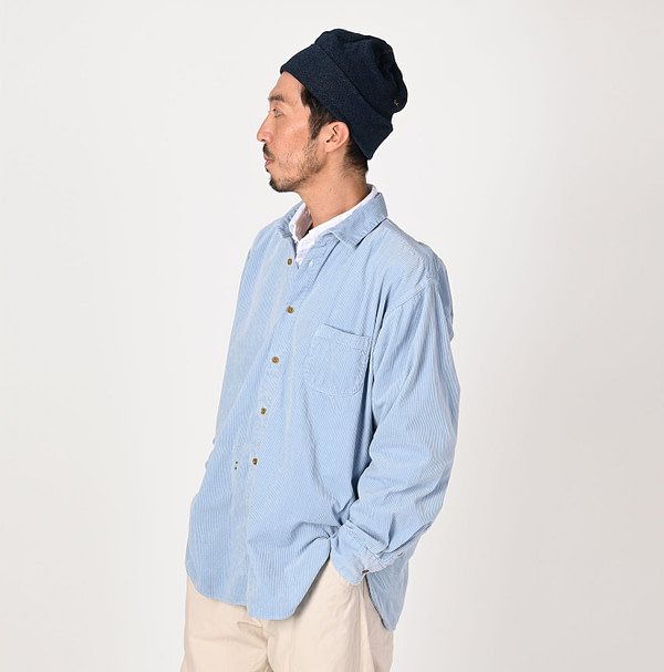 Kutekute Cotton Corduroy 908 Tyrol Shirt Male Model