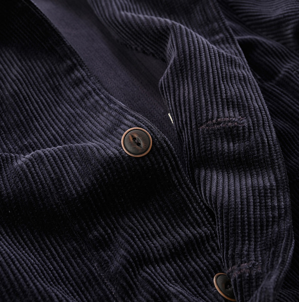 Selvedge Cotton Corduroy Miyuki Jacket Detail