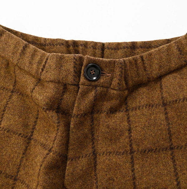Jersey Wool Flannel 908 Easy Pants Detail