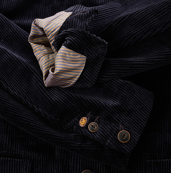 Selvedge Cotton Corduroy Miyuki Jacket Detail