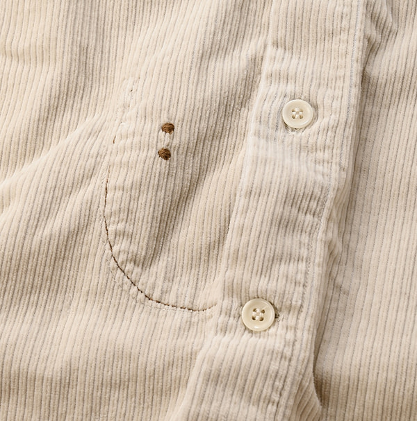 Kutekute Cotton Corduroy 908 Tyrol Shirt Detail