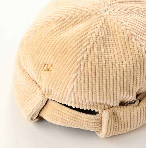 Selvedge Cotton Corduroy Roll Hat Detail
