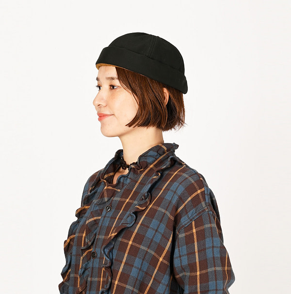Oil Duck Cotton Roll Hat Female Model