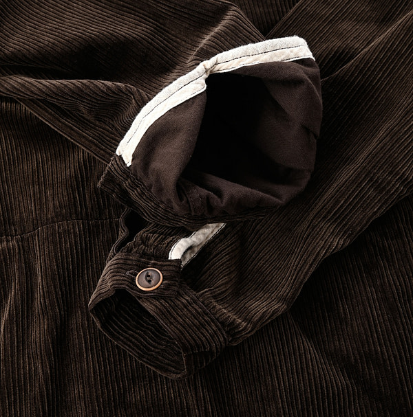 Kutekute Cotton Corduroy 908 Easy Shirt Detail