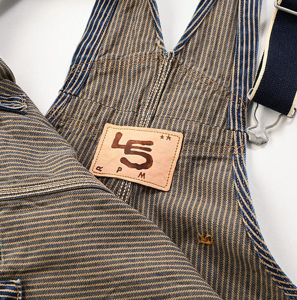 Mon Brown Hickory 908 Cotton Overall Detail