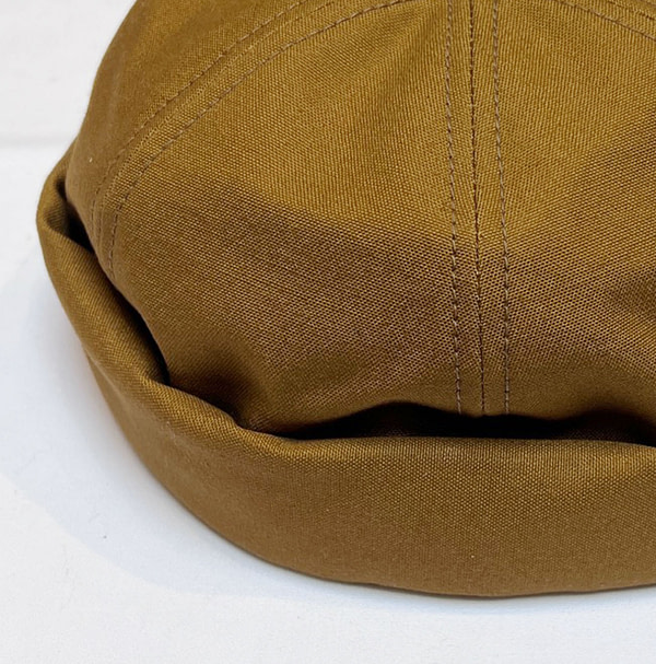 Oil Duck Cotton Roll Hat Detail