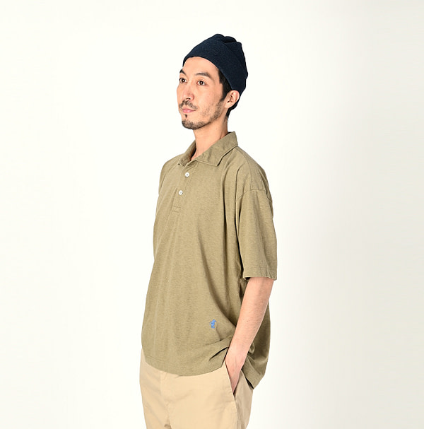 Top 908 Tenjiku Cotton Ocean Polo Shirt Male Model