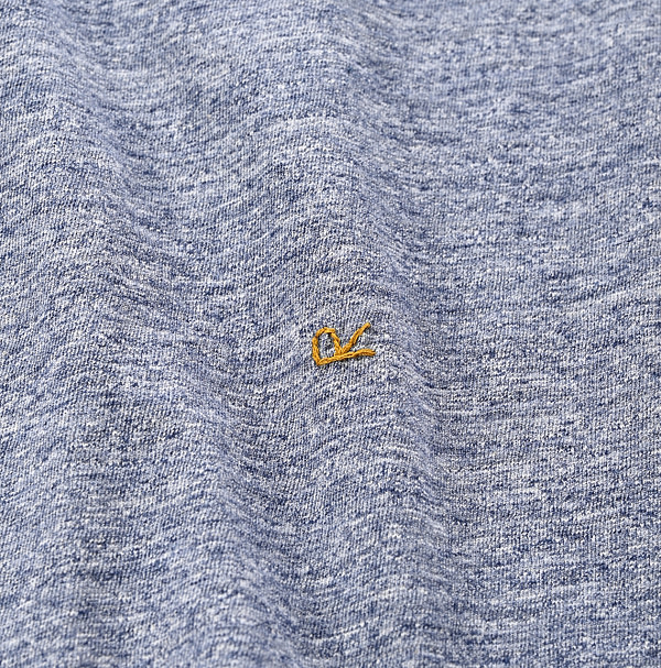 Top 908 Tenjiku Cotton Ocean Polo Shirt Detail