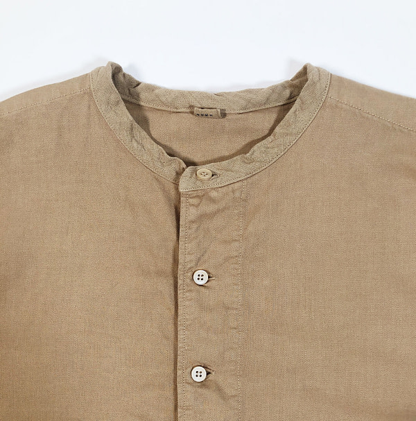 Shirt Chino Cotton 908 Henley Shirt Detail
