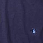 908 Tenjiku Cotton Ocean Polo Shirt Navy