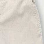 Cotton Linen OX Straight Easy Easy Pants White
