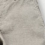 Cotton Linen OX Straight Easy Easy Pants Khaki