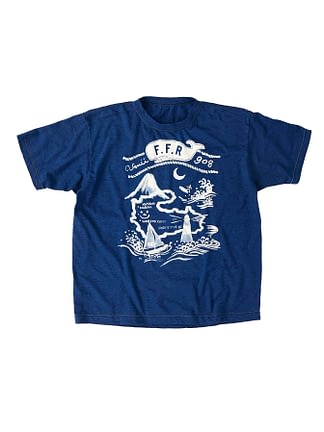 Indigo 45rimpic 908 Ocean Suka Hayama T-shirt