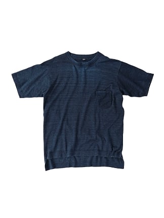 Indigo Daily Knit Sew Cotton 908 Ocean T-Shirt