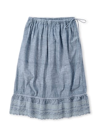 Dungaree Indian Khadi Cotton de Pettit Skirt