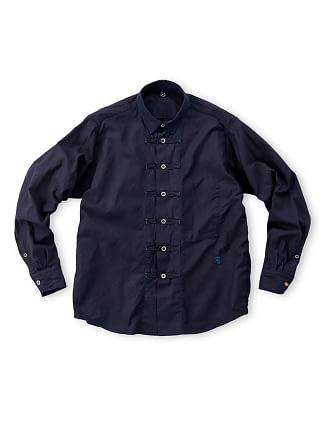 Indigo Zimba Cotton OX 908 8 knot Shirt