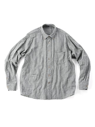 Indigo Fuwafuwa Double Woven Cotton 908 Ocean Shirt