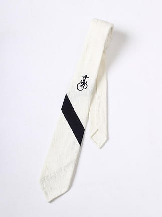 Umii Dobby Tie in White