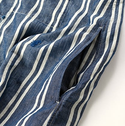 Cotton Linen Dangaree 8knot Dress Detail