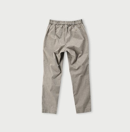 Cotton Linen OX Straight Easy Easy Pants Back