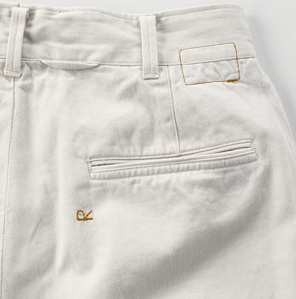 Okome Chino Cotton 908 Pants Detail