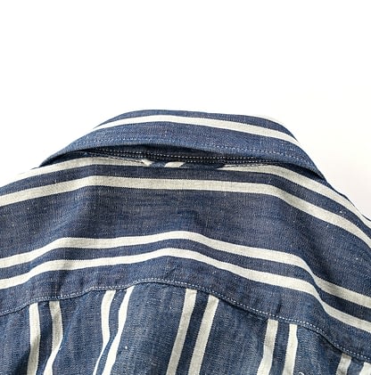 Cotton Linen Dangaree 8knot Dress Detail