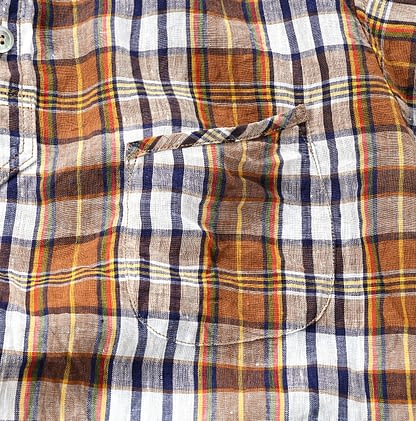 Indian Linen 908 Ocean Pull Shirt