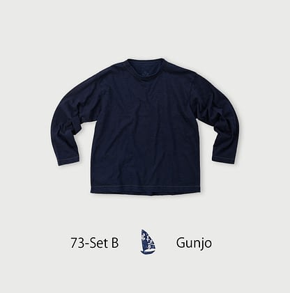 45 Year Tale Ocean Long Sleeve T-shirt Long (Set of 3) Set B Gunjo