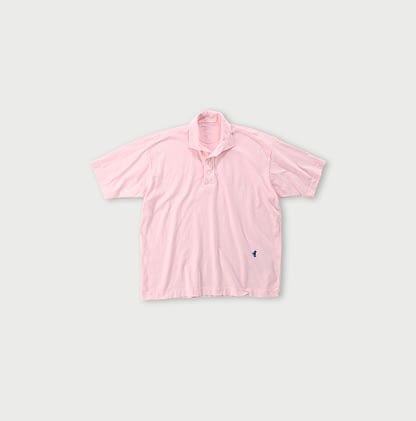 908 Tenjiku Cotton Ocean Polo Shirt Pink