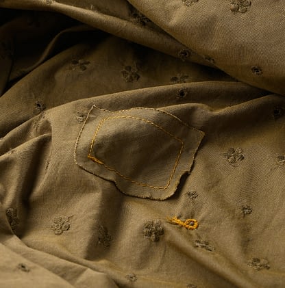 Damp Cotton Cutwork Uma Tunic Detail