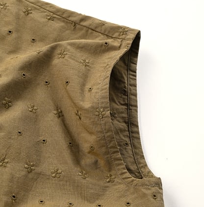 Damp Cotton Cutwork Uma Tunic Detail